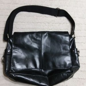 Fossil Brand Leather Messenger Bag